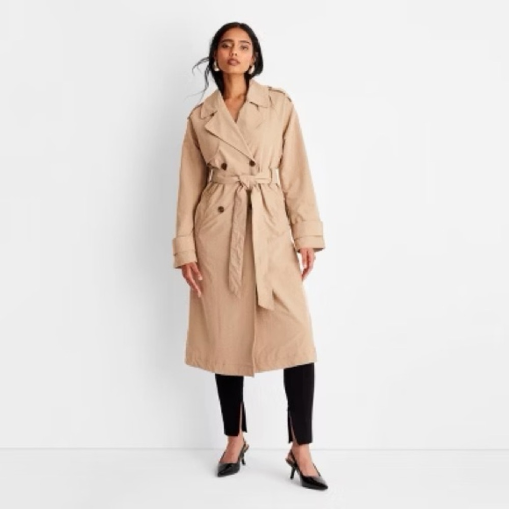 Women's Tan Trench Coat